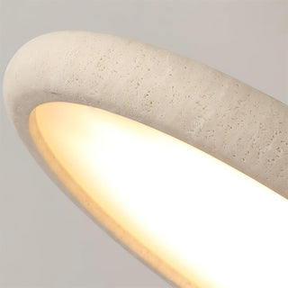 Round Travertine Kelva Ceiling Light