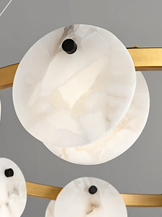 Round Trinidad Alabaster Chandelier