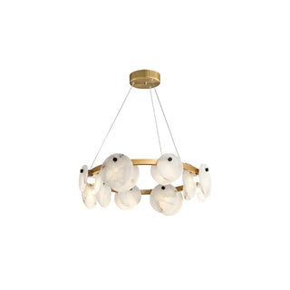 Round Trinidad Alabaster Chandelier