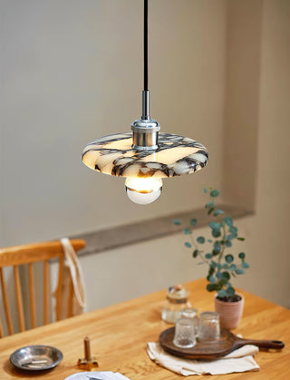 Round Zat Marble Pendant Lamp