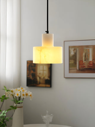 Simple Cyls Alabaster Pendant Lamp