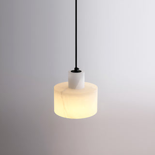 Simple Cyls Alabaster Pendant Lamp