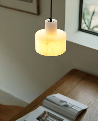 Simple Cyls Alabaster Pendant Lamp