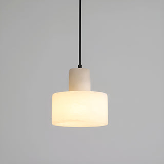 Simple Cyls Alabaster Pendant Lamp