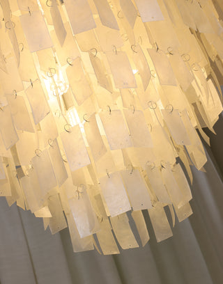 Skye Light Tiered Shell Chandelier