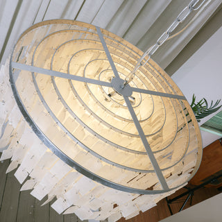 Skye Light Tiered Shell Chandelier