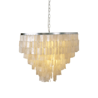 Skye Light Tiered Shell Chandelier