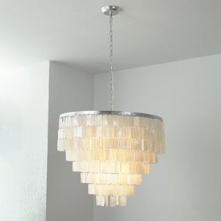 Skye Light Tiered Shell Chandelier