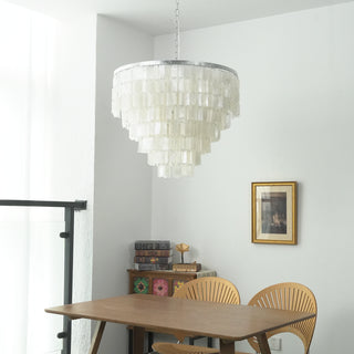 Skye Light Tiered Shell Chandelier