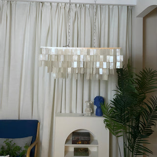 Skye Rectangular Tiered Chandelier