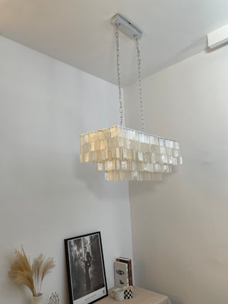 Skye Rectangular Tiered Chandelier