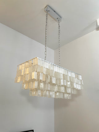 Skye Rectangular Tiered Chandelier