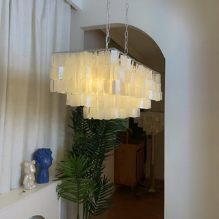 Skye Rectangular Tiered Chandelier