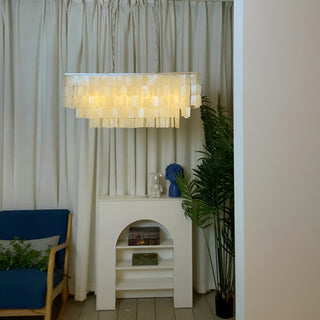 Skye Rectangular Tiered Chandelier