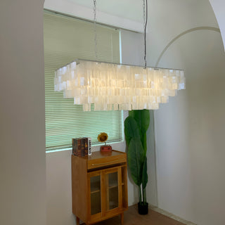 Skye Rectangular Tiered Chandelier