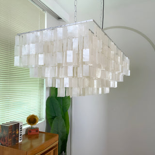 Skye Rectangular Tiered Chandelier