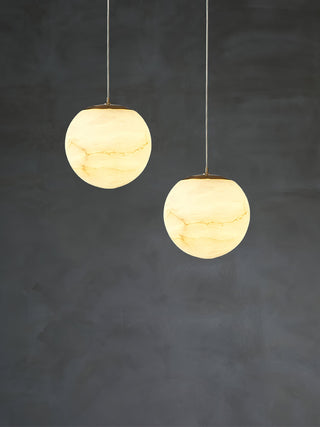 Sphaera Alabaster Pendant Light