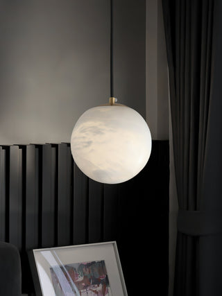 Sphaera Alabaster Pendant Light