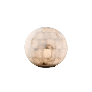 Spherical Alabaster Ball Table Lamp