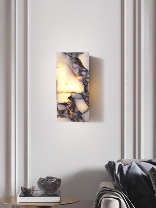 Square Marble Cuboid Wall Lamp