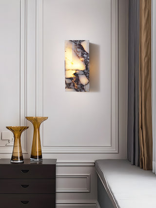 Square Marble Cuboid Wall Lamp