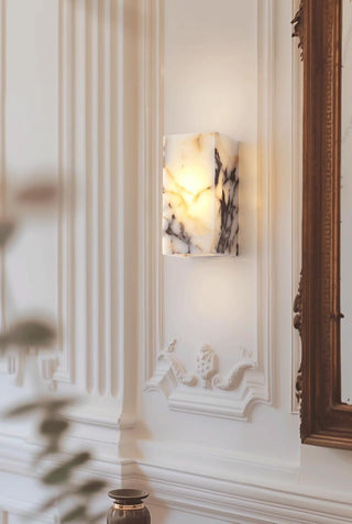 Square Marble Cuboid Wall Lamp