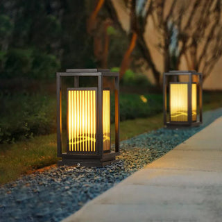 Square Modern Cage Outdoor Light