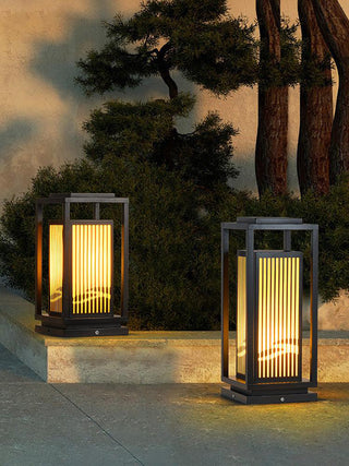 Square Modern Cage Outdoor Light