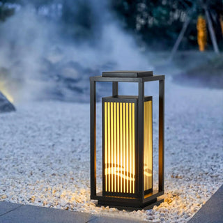 Square Modern Cage Outdoor Light