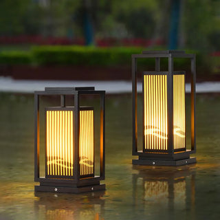 Square Modern Cage Outdoor Light