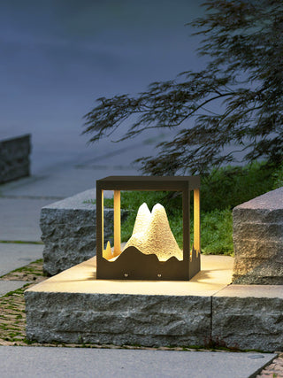 Square Modern Orif Garden Outdoor Light