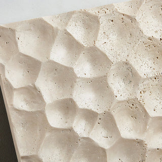 Square Modular Panel Travertine Wall Sconce