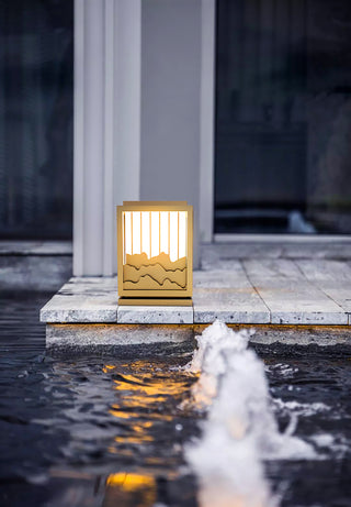 Square Wave Outdoor Garden Light