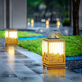 Square Wave Outdoor Garden Light