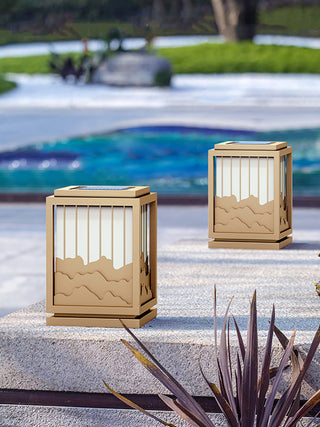 Square Wave Outdoor Garden Light