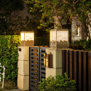 Square Wave Outdoor Garden Light