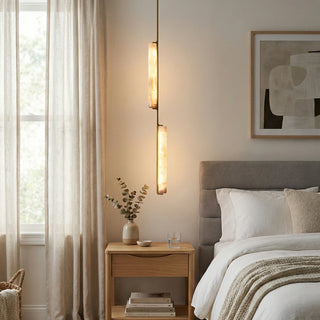 Stalactite Waterfall Linear Alabaster Chandelier