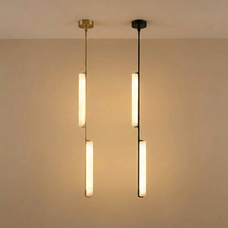 Stalactite Waterfall Linear Alabaster Chandelier