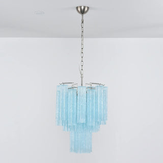 Star-Shaped Addis Ribbed Glass Chandelier