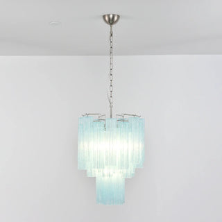 Star-Shaped Addis Ribbed Glass Chandelier