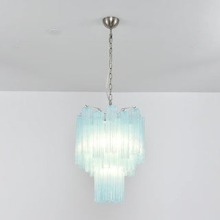 Star-Shaped Addis Ribbed Glass Chandelier