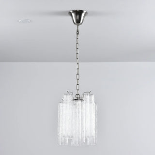 Star-Shaped Addis Ribbed Glass Chandelier