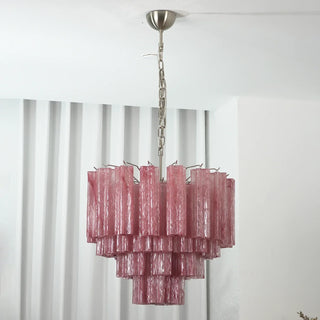 Star-Shaped Addis Ribbed Glass Chandelier