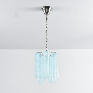 Star-Shaped Addis Ribbed Glass Chandelier
