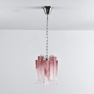 Star-Shaped Addis Ribbed Glass Chandelier