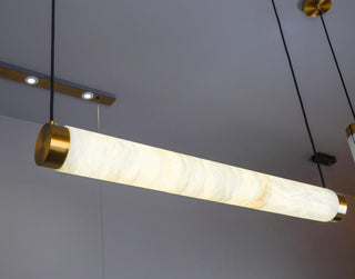 Strip Alabaster Pendant Light