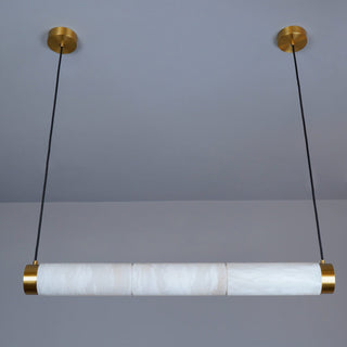 Strip Alabaster Pendant Light