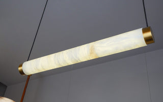 Strip Alabaster Pendant Light