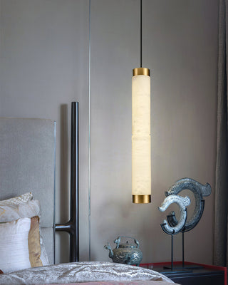 Strip Alabaster Pendant Light