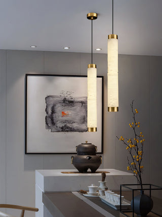 Strip Alabaster Pendant Light